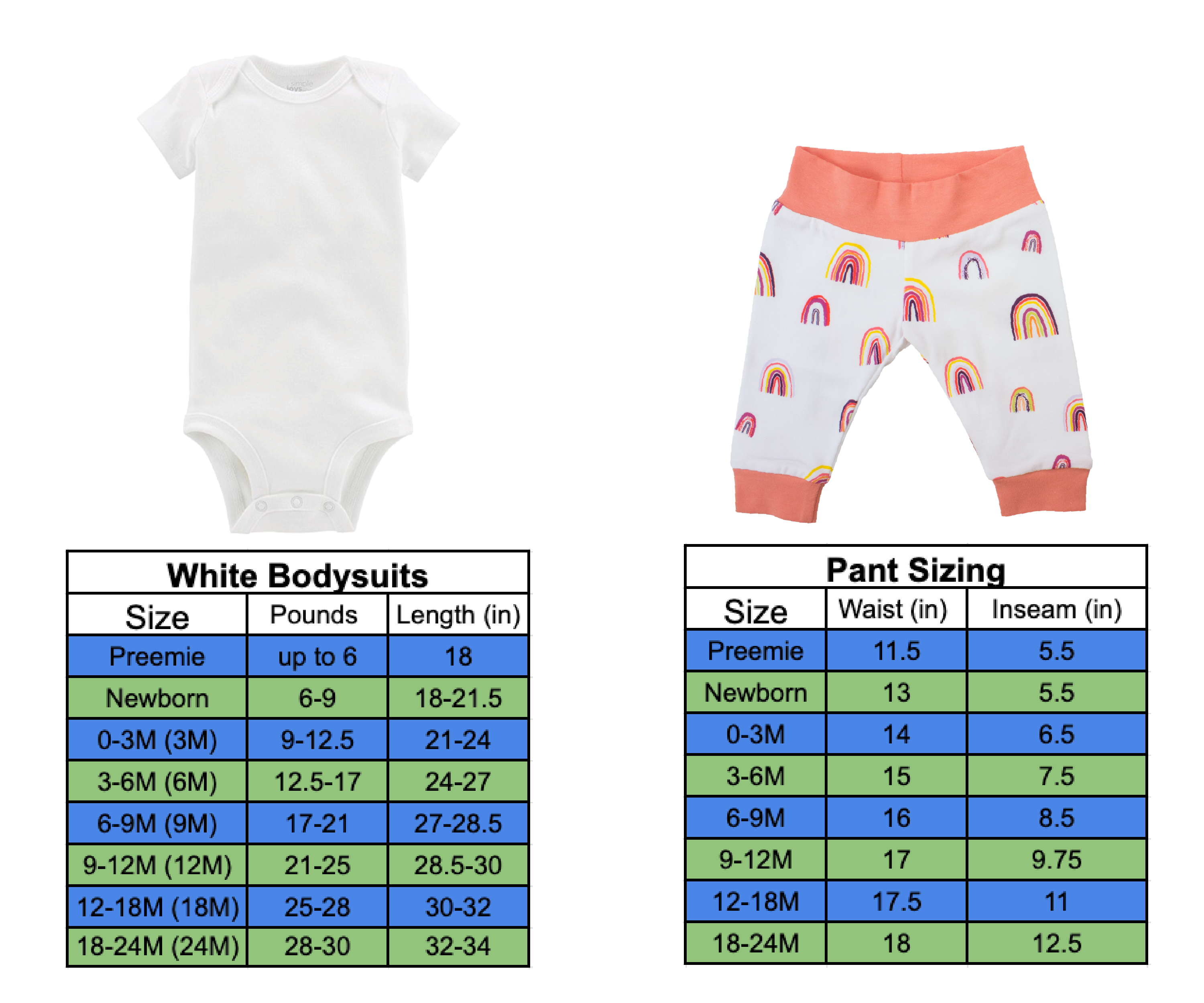 Chirapa Rainbow Baby Girl Outfit