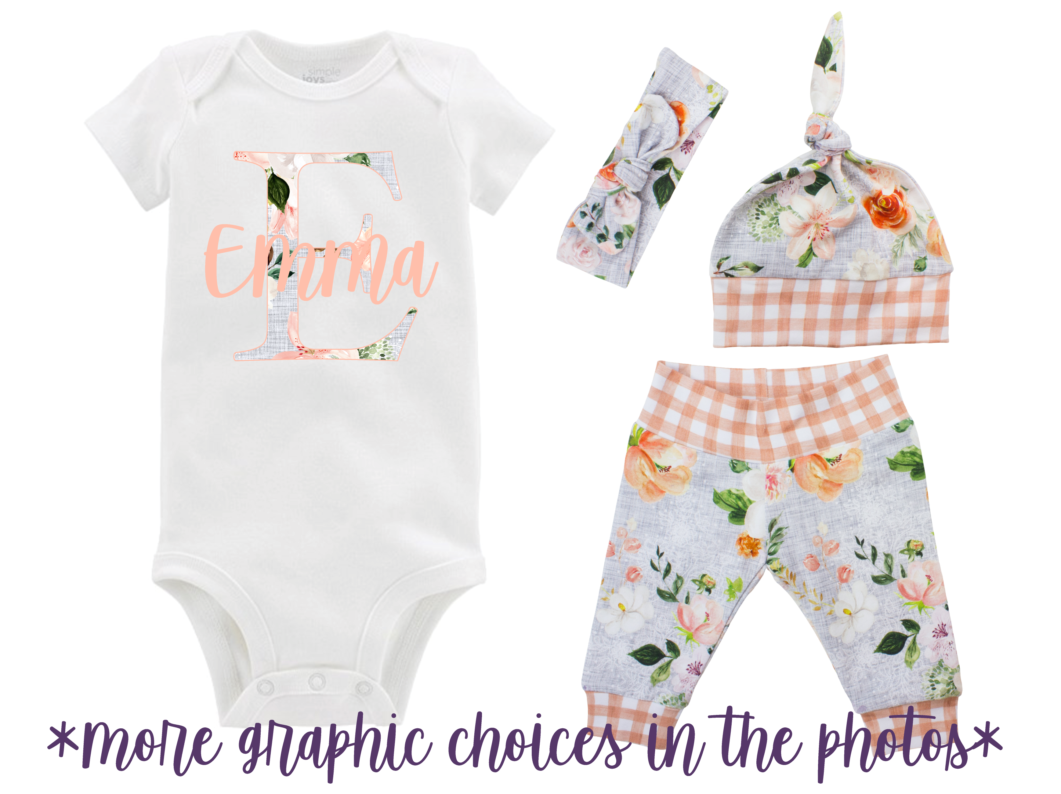 Wedding Floral Baby Outfit