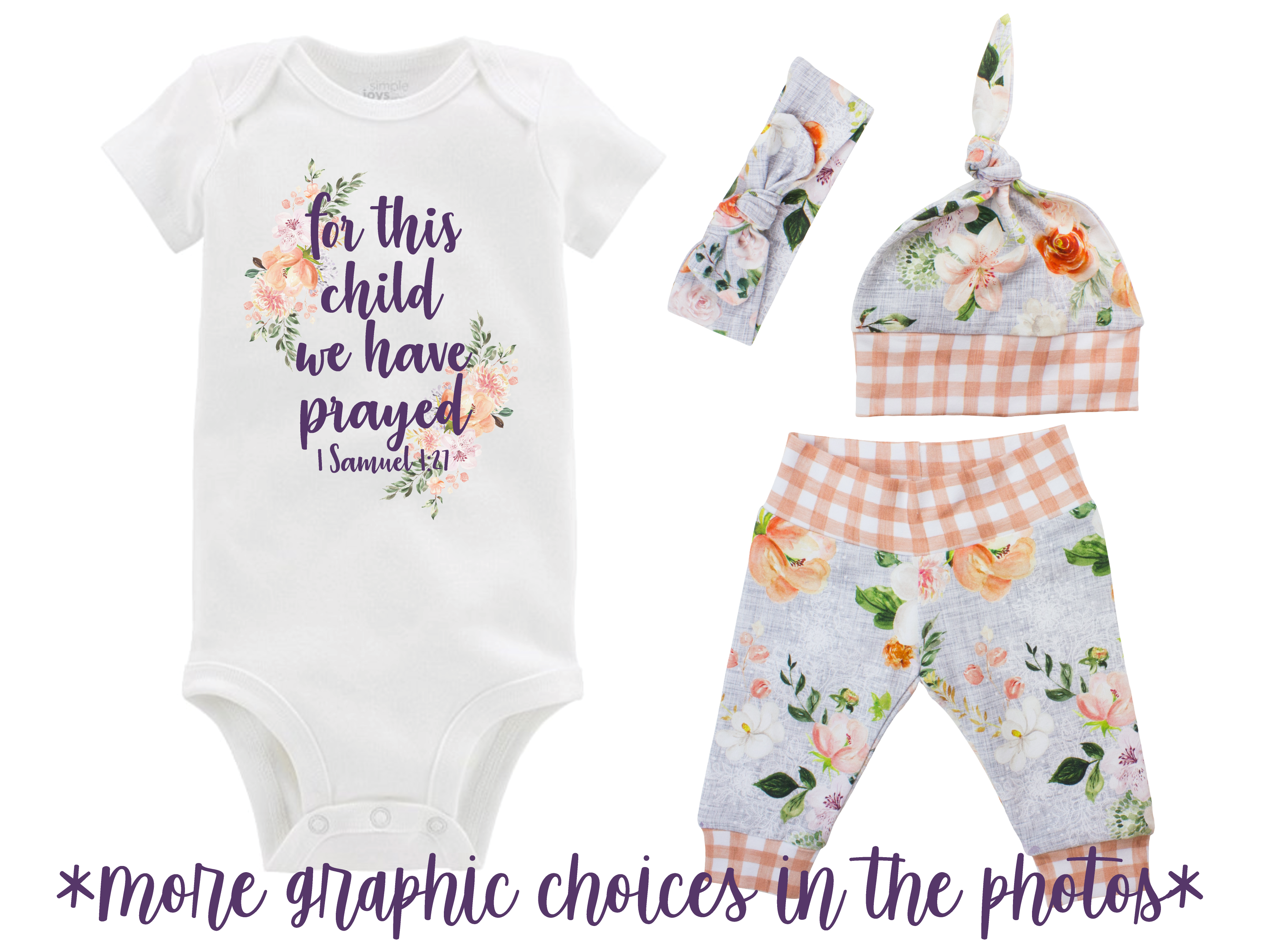 Wedding Floral Baby Outfit